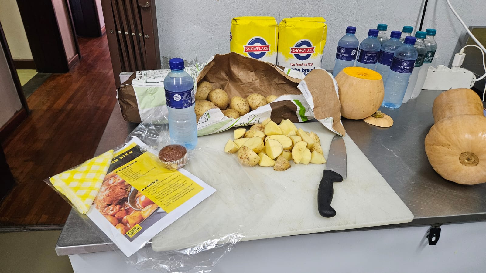 Ingredients ready for cooking